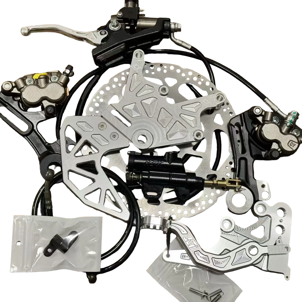 Ultra Bee Handbrake and Footbrake Setup for Light Bee X